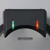 Severin WA 2103 waffle maker per 4 waffle 1200 W nero, argento
