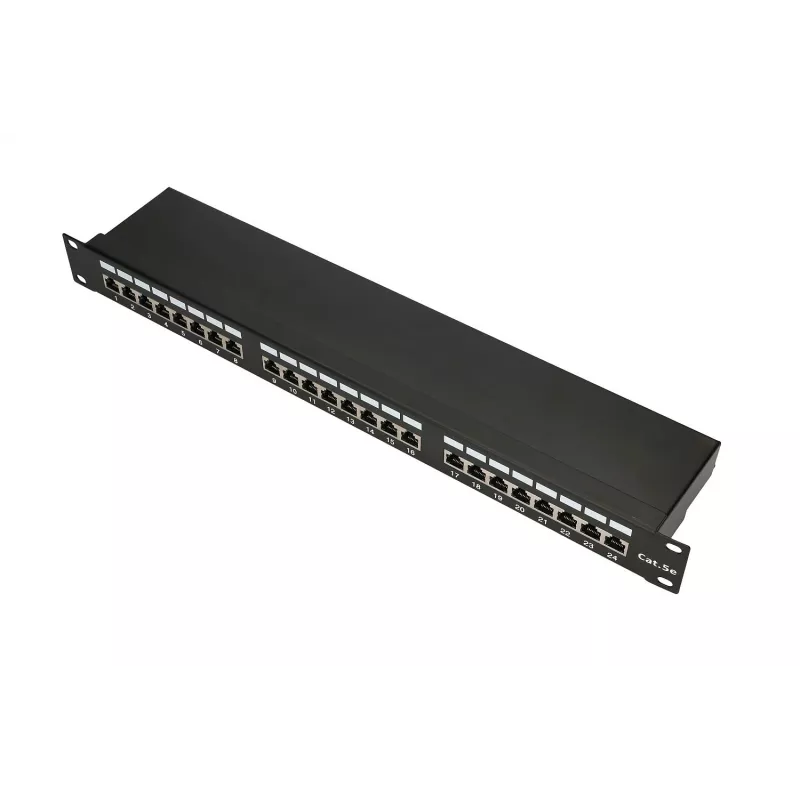 Patch panel Extralink CAT5E STP V2 24 porte