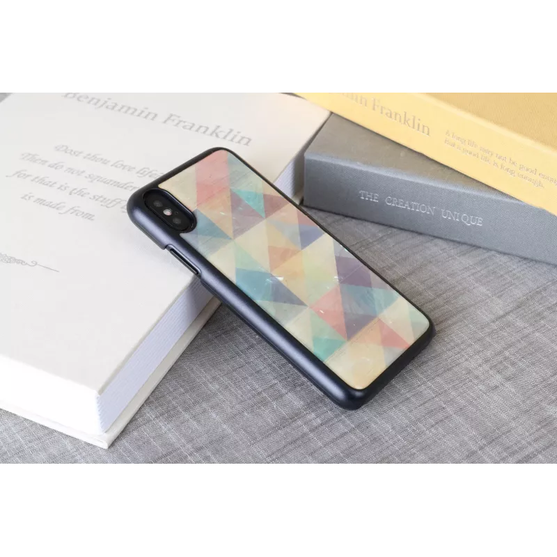 Custodia per smartphone iKins per iPhone XS / iPhone XS Mosaic nero