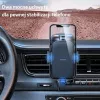 Supporto auto usams ZJ063 per cruscotto o parabrezza, angolo regolabile