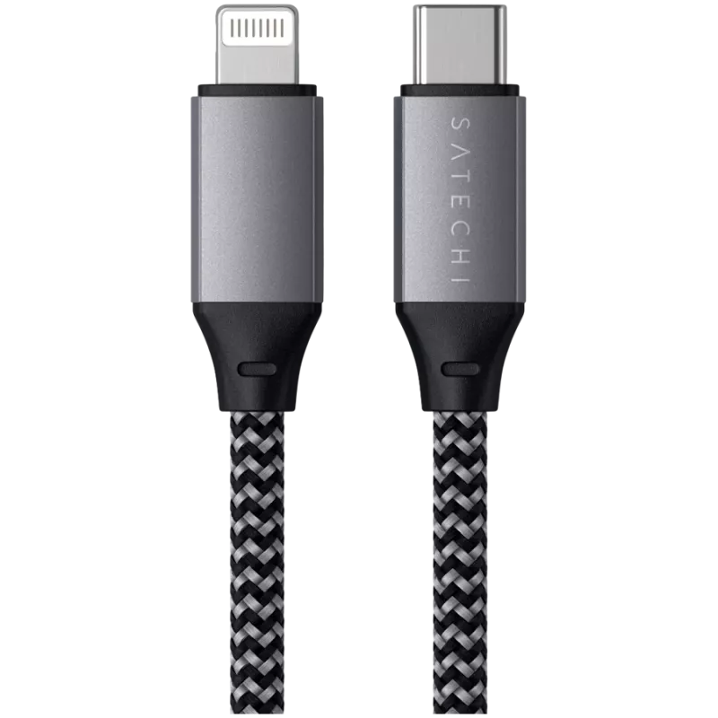 Cavo USB Satechi ST-TCL10M 0,25 m USB-C USB-C/Lightning nero grigio