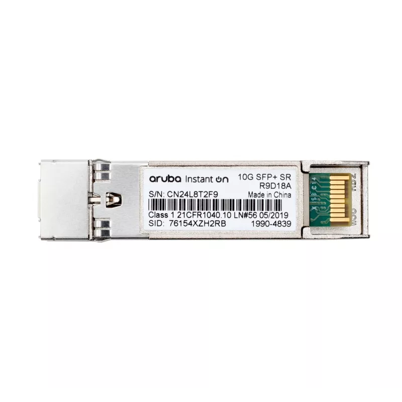 HPE Networking Instant on 10G SFP+ LC SR Ricetrasmettitore per connessioni fino a 300 metri (R9D18A)