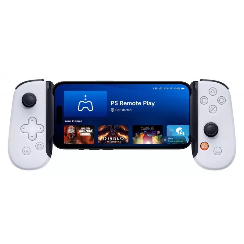 Gamepad Backbone BB-51-P-WS grigio bianco USB per Playstation Xbox
