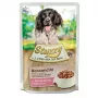 Cibo umido per cani STUZZY Pies Szynka Sos Saszetka 100 g — prosciutto in salsa, busta singola da 100 g