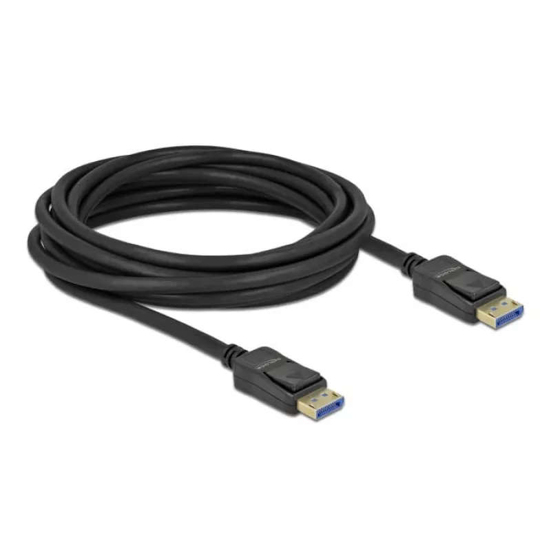 Delock - Cavo DisplayPort - DisplayPort (M) a DisplayPort (M) - DisplayPort 2,0 - 2,0 m - Supporta 10K 60 Hz (10.240 x 4320) - nero (80262)