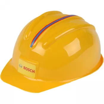 Theo Klein 8127 Casco da artigiano Bosch, giocattolo di ruolo per bambini, giallo