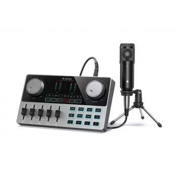 Donner Podcast Starter Kit - Set di registrazione per podcast