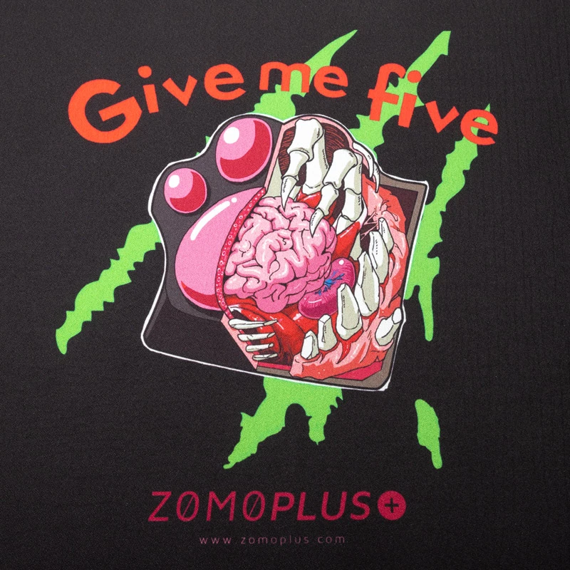 Tappetino mouse ZOMOPLUS Give Me Five Gaming 500×420 mm, nero