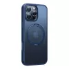 Custodia protettiva Torras Ostand Pro per iPhone 16 Pro, blu, design sottile