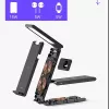 Caricatore wireless con lampada 3-in-1 15W di usams modello CD181WXC01 nero