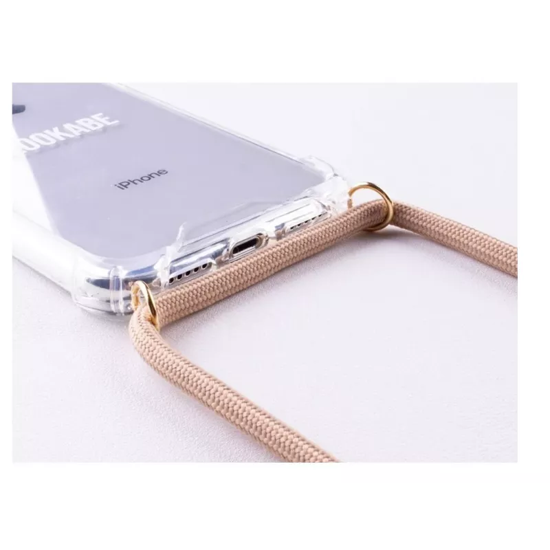 Custodia con collana per smartphone Lookabe per iPhone Xs Max – finitura oro nude