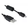 DeLOCK 82414 Cavo USB per connettore fotocamera digitale (Nikon 8 pin UC-E6), 1,83 m, nero