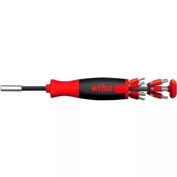 Set di cacciaviti Wiha LiftUp 25 da 12 pezzi esagono incassato, esagono esterno, Phillips (PH), Phillips Pozidriv, taglio, TORX (38606)
