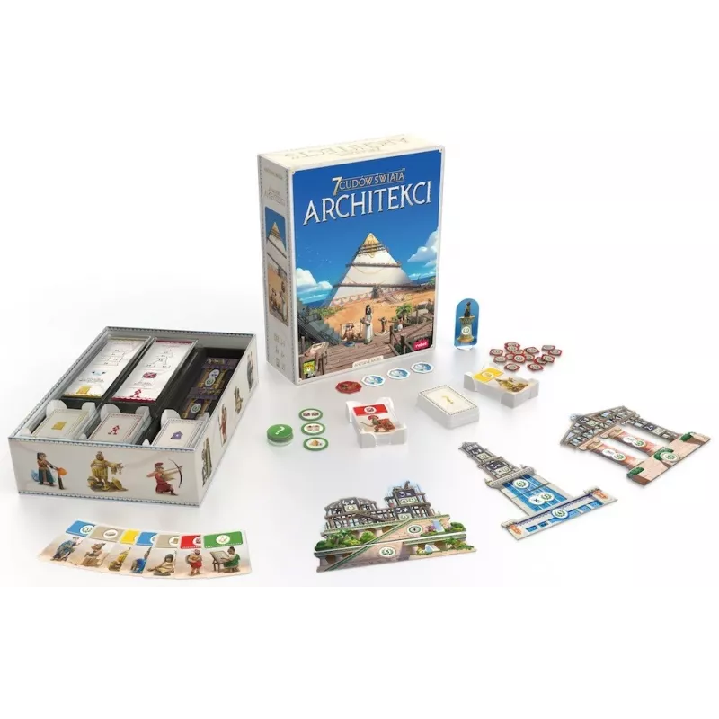 Gioco da tavolo 7 WUNDER DER WELT - ARCHITEKTEN (VERSIONE POLACCA)