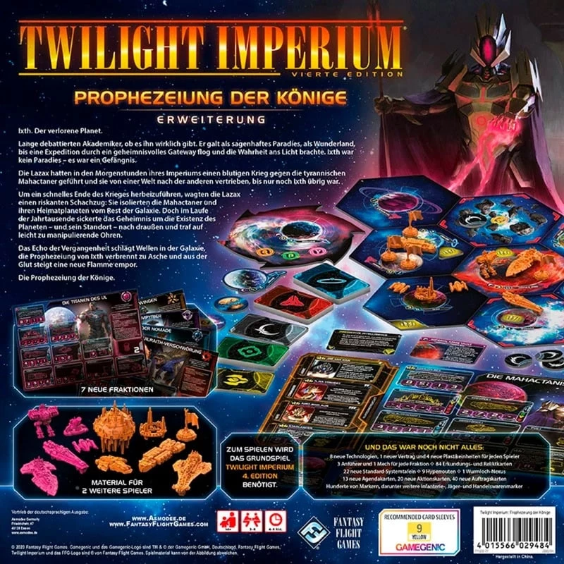 Twilight Imperium 4.Edition - Prophecy of Kings, espansione gioco da tavolo
