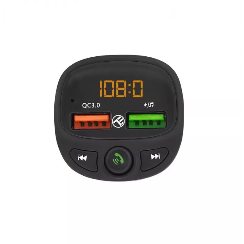 Tellur FMT-B7 Trasmettitore FM Bluetooth, nero