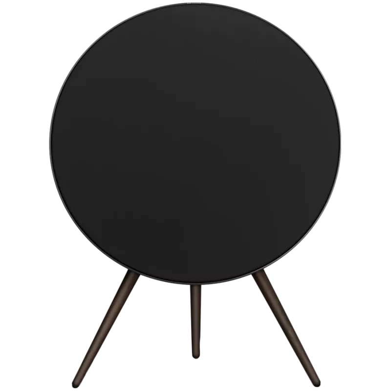 Lautoparlante Beosound A9 5. Generation Black Anthracite (retro nero/copertura nera/gambe Dark Oak)