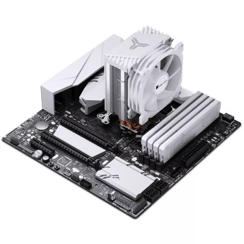 Jonsbo CR-1400 E dissipatore ad aria per CPU, 92 mm, bianco