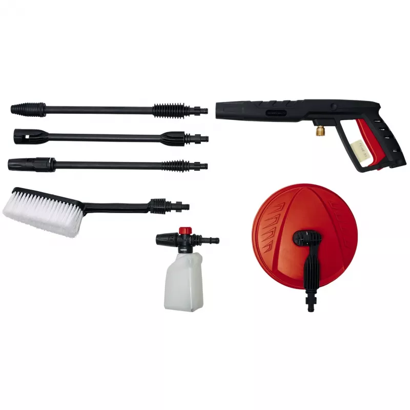 Idropulitrice TE-HP 140 (rosso/nero, 1.900 Watt, 140 bar)