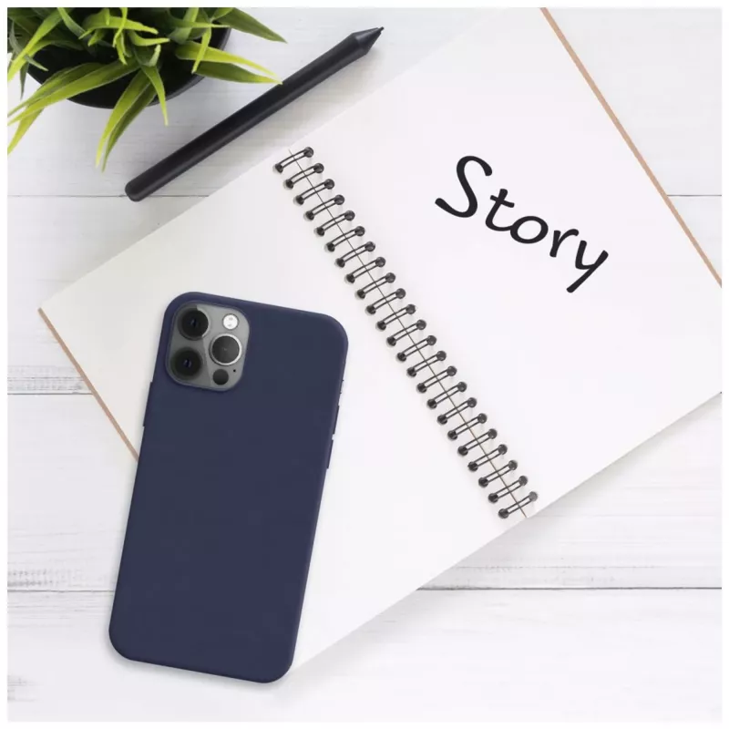 Cover posteriore per cellulare FIXED per Samsung Galaxy A17 4G/5G — gomma blu, custodia posteriore protettiva