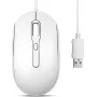 Perixx PERIMICE-222UW mouse ottico Silent USB-A bianco – mouse – ottico (PERIMICE-222UW)
