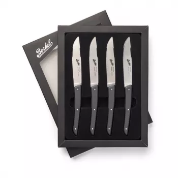 Berkel set coltelli da bistecca 4 pz. colore nero