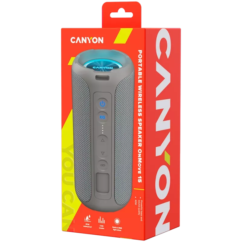 Altoparlante portatile Canyon CNE-CBTSP15BG beige