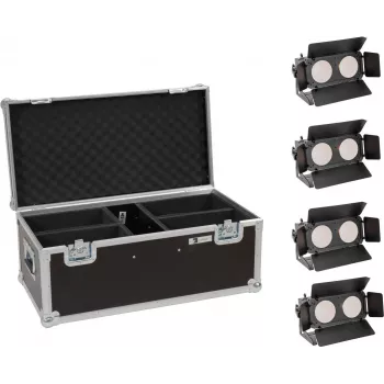 Set LED EUROLITE CBB-2 WW/CW Fairlight 4x — set per illuminazione scenica/architetturale con 4 fari, bianco caldo/freddo