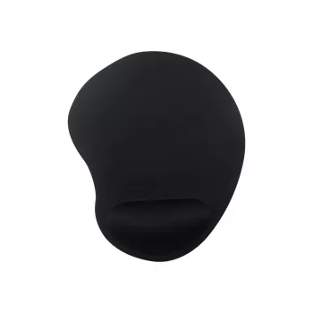 Tappetino per mouse GEMBIRD MP-ERGO-01, poggiapolsi in schiuma, 240×200 mm, spessore 4 mm, nero