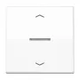 Interruttore a pressione Jung BTAS17101PWW Bilanciere singolo con simboli a freccia, bianco