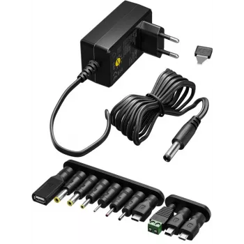 Caricabatterie Goobay 64568 per dispositivi mobili universale nero AC da interno (64568)