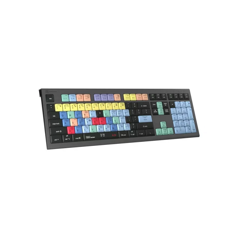 Logickeyboard LKB-CBASE-A2M-UK Tastiera Universale USB QWERTY UK-Inglese Nero