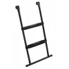 Scala per trampolino Salta 609 — scala in acciaio con 2 gradini, nera, larghezza 520 mm, altezza 980 mm