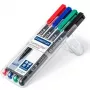 Pennarello indelebile Staedtler Lumocolor 317 WP4 nero, blu, verde, rosso