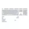 Set di copritasti GLORIOUS GMMK ABS Doubleshot V2 layout UK bianco — copritasti di ricambio per tastiere meccaniche