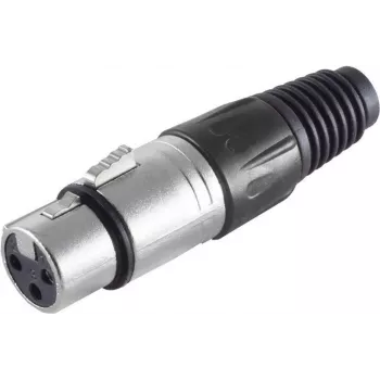ShiverPeaks BASIC-S Accoppiatore XLR (femmina), nero (BS55022-S)