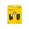 Portachiavi DELOCK 20932 organizzatore di chiavi in alluminio e plastica con combinazione, nero