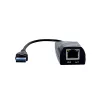Adattatore Akyga AK-AD-31 USB 3.0 a Gigabit Ethernet, RJ45, cavo 15 cm, nero