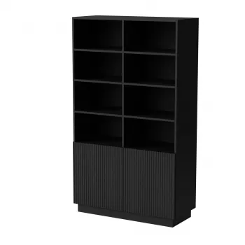 Libreria Cama LIVERTI 100x42x171 nero