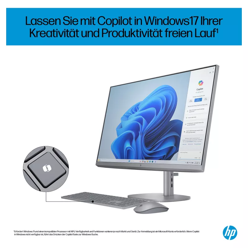 HP OmniStudio X All-in-One 27-cs0077ng (Argento, Windows 11 Home 64-Bit)