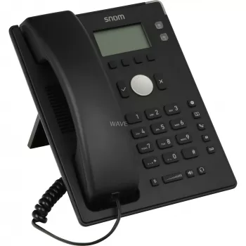 snom D120 - telefono VoIP - conferenza a tre - SIP - 2 cavi - nero (4361)