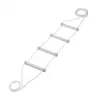 Scala da letto riabilitativa Qmed DRQM3G0AAXXXP, 4 gradini, polietilene, portata massima 90 kg, fluorescente, larghezza pioli 25 cm