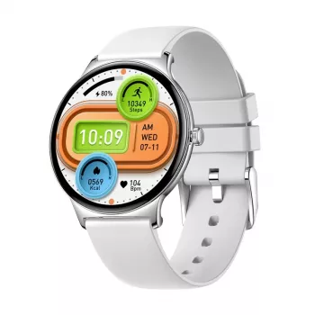 Smartwatch Colmi V89 argento con Bluetooth e cardiofrequenzimetro
