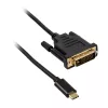 Akasa cavo adattatore da USB Type-C a DVI, nero (AK-CBCA10-18BK)