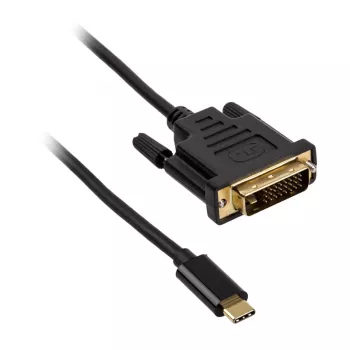 Cavo DVI Akasa AK-CBCA10-18BK 1,8 m DVI-D nero
