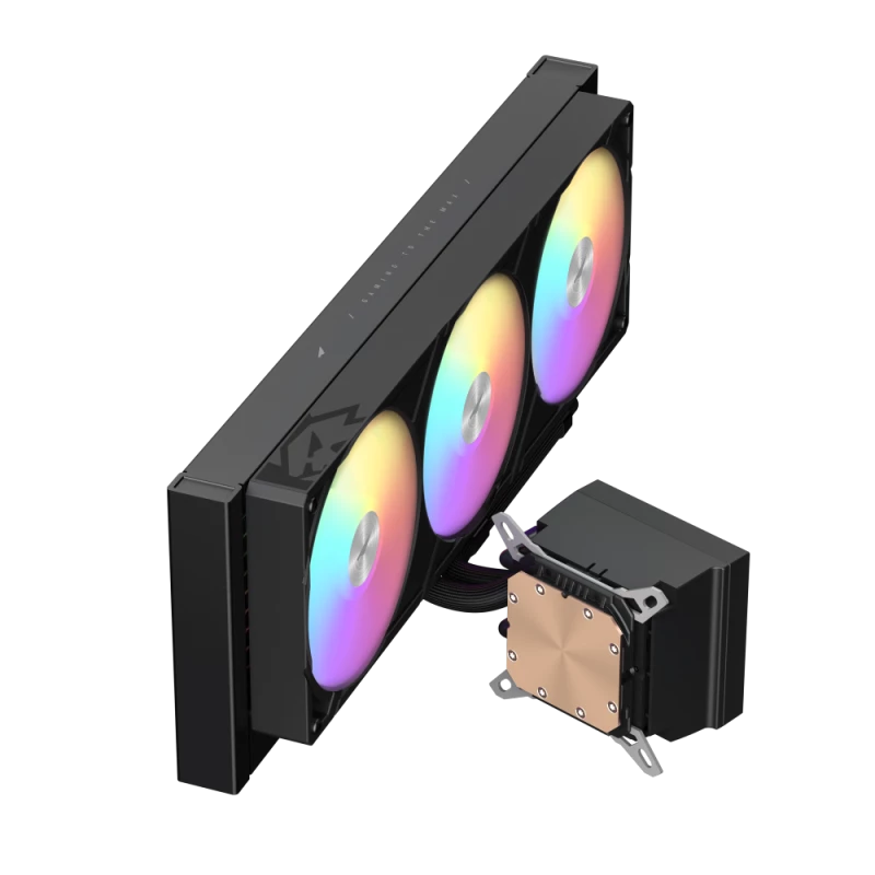 Dissipatore a liquido per CPU Gamemax | GLACIER 360 LCD BK | Intel, AMD