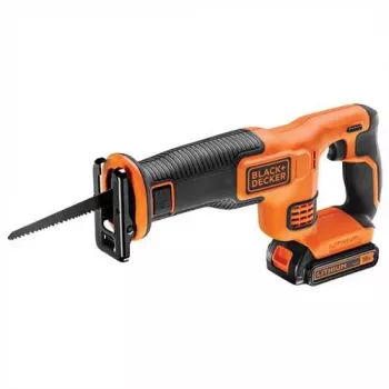 Black & Decker BDCR18-QW sega a gattuccio nero, arancione