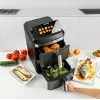 Friggitrice ad aria senza olio Taurus Air Duo Slim con due cestelli