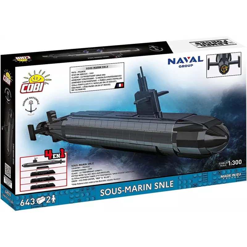 Cobi Blocks Sous-Marin SNLE set da costruzione — 643 pezzi