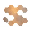 Nanoleaf | Elements Wood Look Hexagons Starter Kit (13 pannelli) | Bianco freddo + Bianco caldo